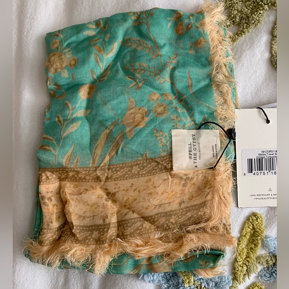 Spell and the Gypsy “Maise” travel scarf, brand new with tags
